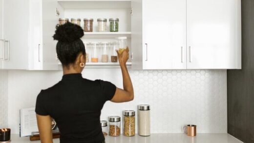 kitchen shelves